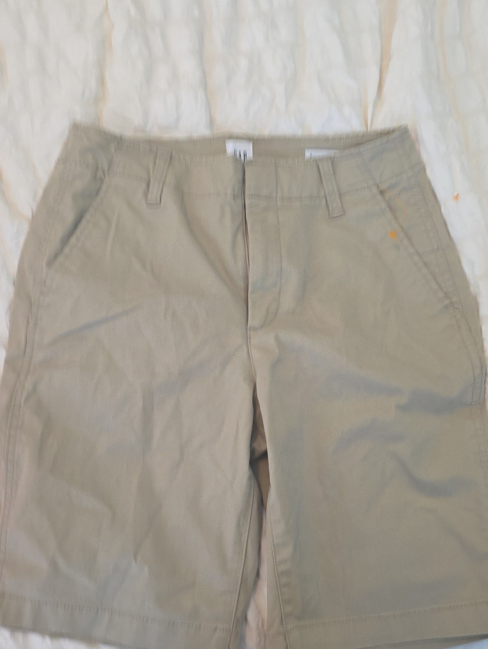 Gap Womens Khaki Chino Shorts - Classic Straight Fit